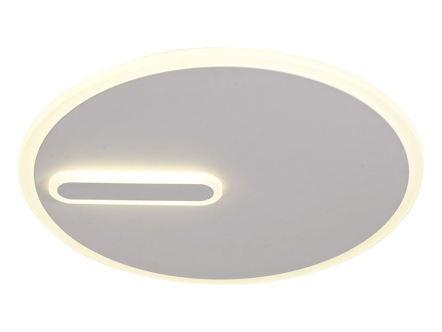 Mantra Fusion Clock 46.8cm Ceiling 47cm Round, 40W LED, 4000K, 2800lm, Sand White, 3yrs Warranty Ceiling
