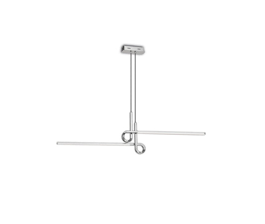 Mantra M6120 Cinto Pendant 24W LED, 3000K, 1950lm, Polished Chrome, 3yrs Warranty