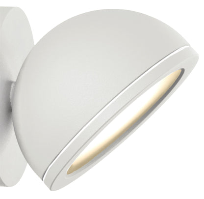 Mantra Everest Wall Light, 1 x GX53 (Max 10W, Not Included), IP54, White, 2yrs Warranty