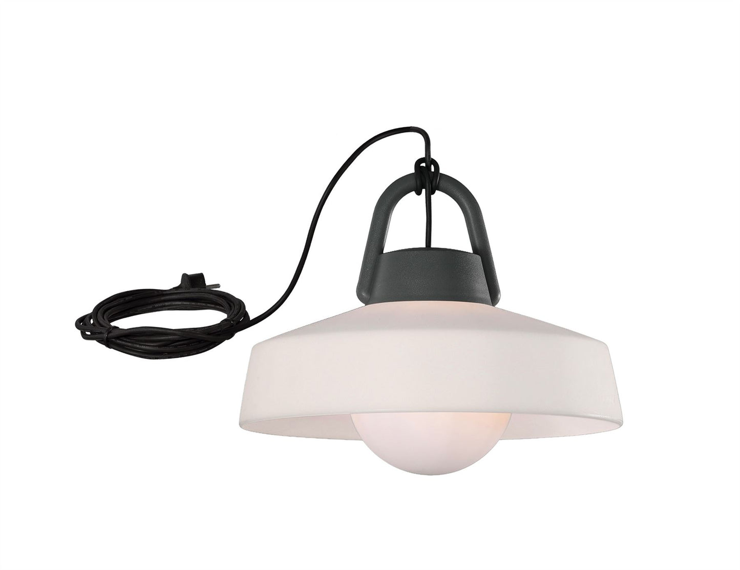 Mantra Fusion M6217 Kinke Pendant, 1 x E27, IP65, Anthracite, 2yrs Warranty