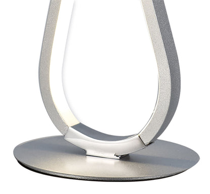 Mantra M5984 Bucle Table Lamp 18W LED 3000K, 1550lm, Polished Chrome/Frosted Acrylic, 3yrs Warranty