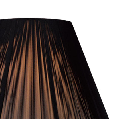Diyas Elena Crystal Table Lamp 1 Light E27 WITHOUT SHADE Black Chrome