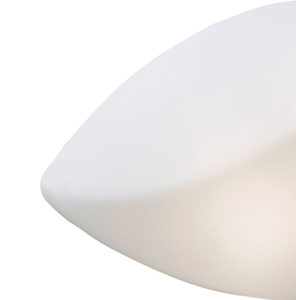 Mantra Natura Ceiling/Wall 2 Light E27 Small Indoor, Polished Chrome/Opal White