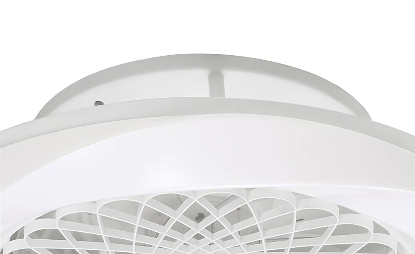 Boreal 62cm 70W LED Dimmable Ceiling Light With Built-In 35W DC Reversible Fan, White Finish C/W Remote Control, 4200lm