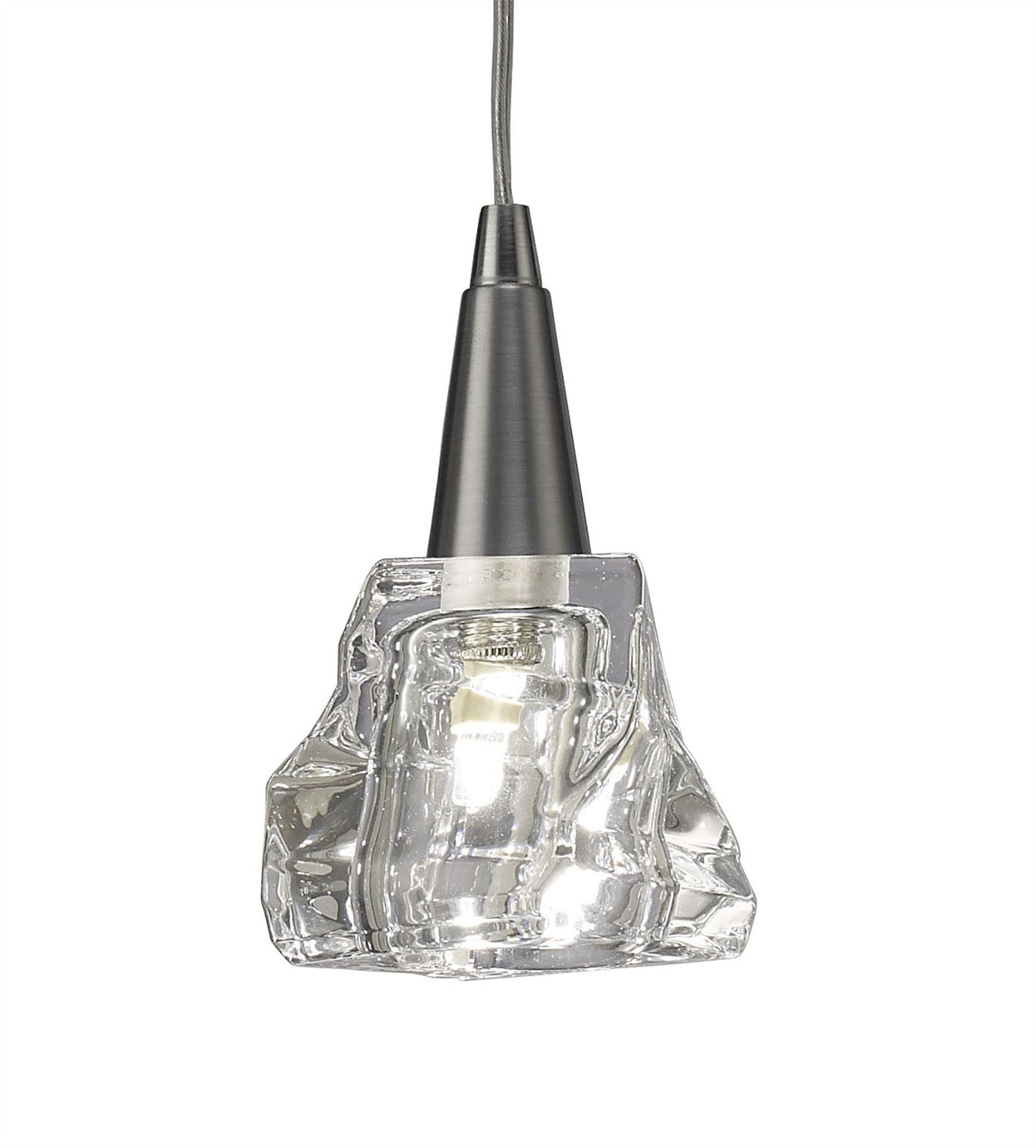 Mantra M3754 Iku Pendant 1 Light G9, Satin Nickel