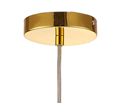 Deco Cassidy Pendant Round Interwinding Aluminium 6 Light G9 Gold