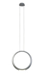 Mantra M6172 Ring Pendant 50cm Round, 23W LED, 3000K, 1600lm, Silver, 5yrs Warranty