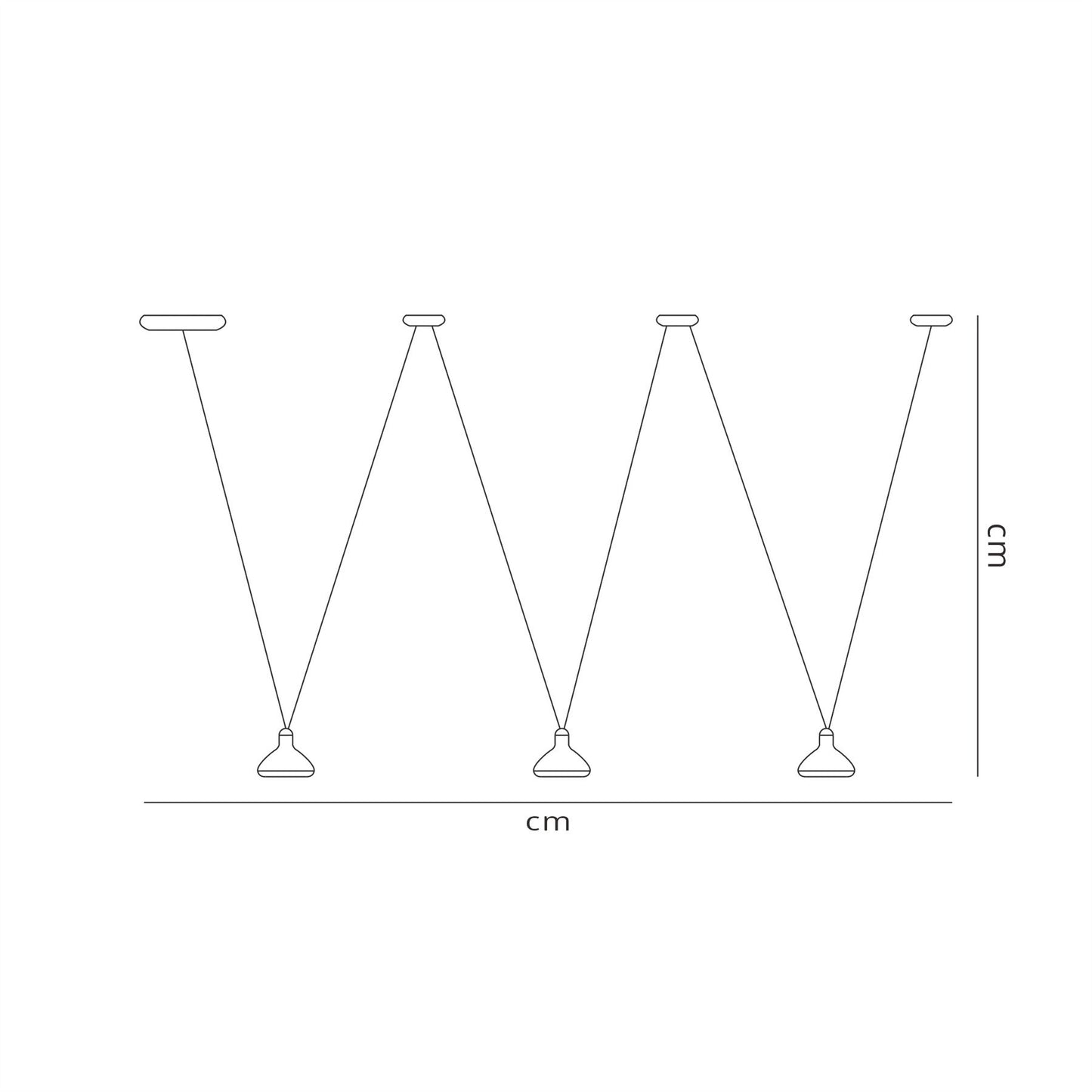 Mantra Fusion Sirio 3 Light Linear Pendant, 24W LED, 3000K, 1770lm, Black, 3yrs Warranty