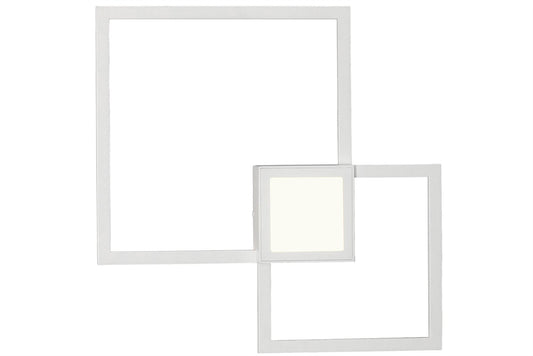 Mantra Fusion Mural Wall Light, 48W LED, 3000K, 3600lm, White, 3yrs Warranty