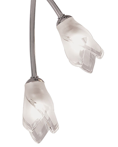 Mantra Pietra Ceiling 2 Light G9, Polished Chrome