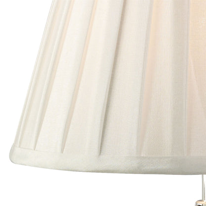 Diyas Dana Crystal Table Lamp WITHOUT SHADE 1 Light E14 Silver Finish