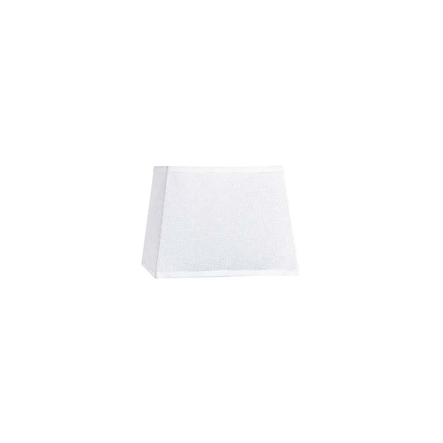 Mantra M5324 Habana White Square Shade 240/240x 165mm, Suitable for Table Lamps