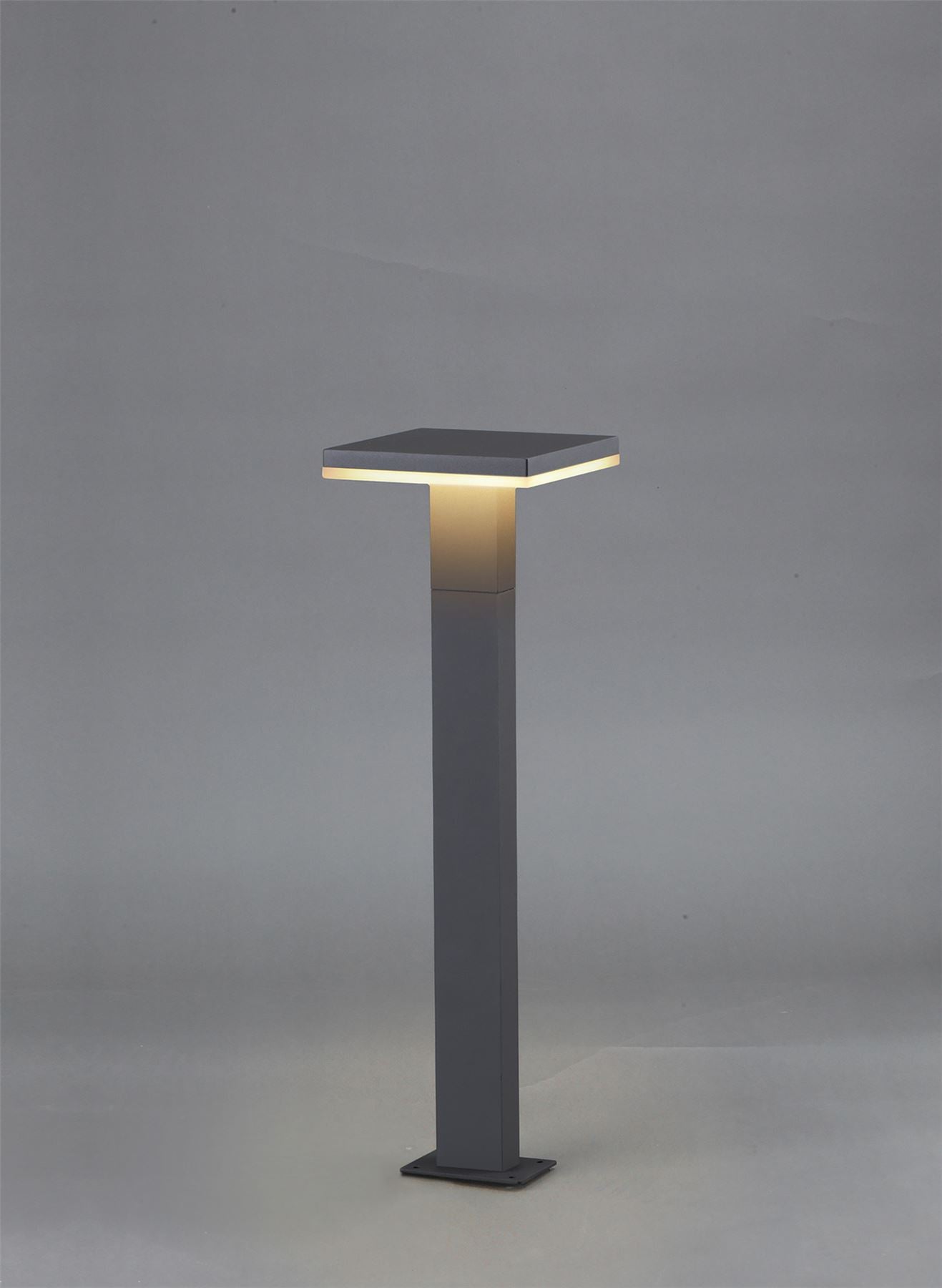 Mantra Fusion Tignes Pillar Lamp, 10W LED, 3000K, 700lm, IP54, Anthracite, 3 Years Warranty