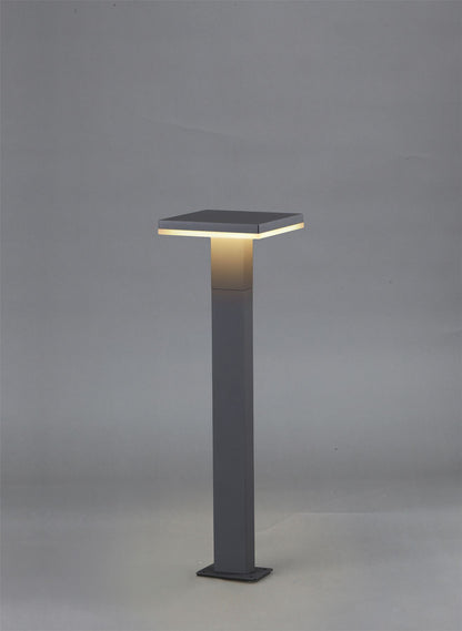 Mantra Fusion Tignes Pillar Lamp, 10W LED, 3000K, 700lm, IP54, Anthracite, 3 Years Warranty