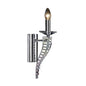 Diyas Santo Wall Light 1 Light E14 Polished Chrome/Crystal