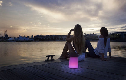 Mantra M3697 Funghi IP44 Portable 3W Speaker, 120lm, 3W LED RGBW Lamp Bluetooth Connection/Remote Control, 2yrs Warranty