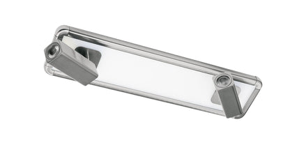 Mantra M5254 Ibiza Ceiling Light, Wall 2 Head with Backlit Light 20W LED Satin Nickel 4000K, 1500lm,, 3yrs Warranty