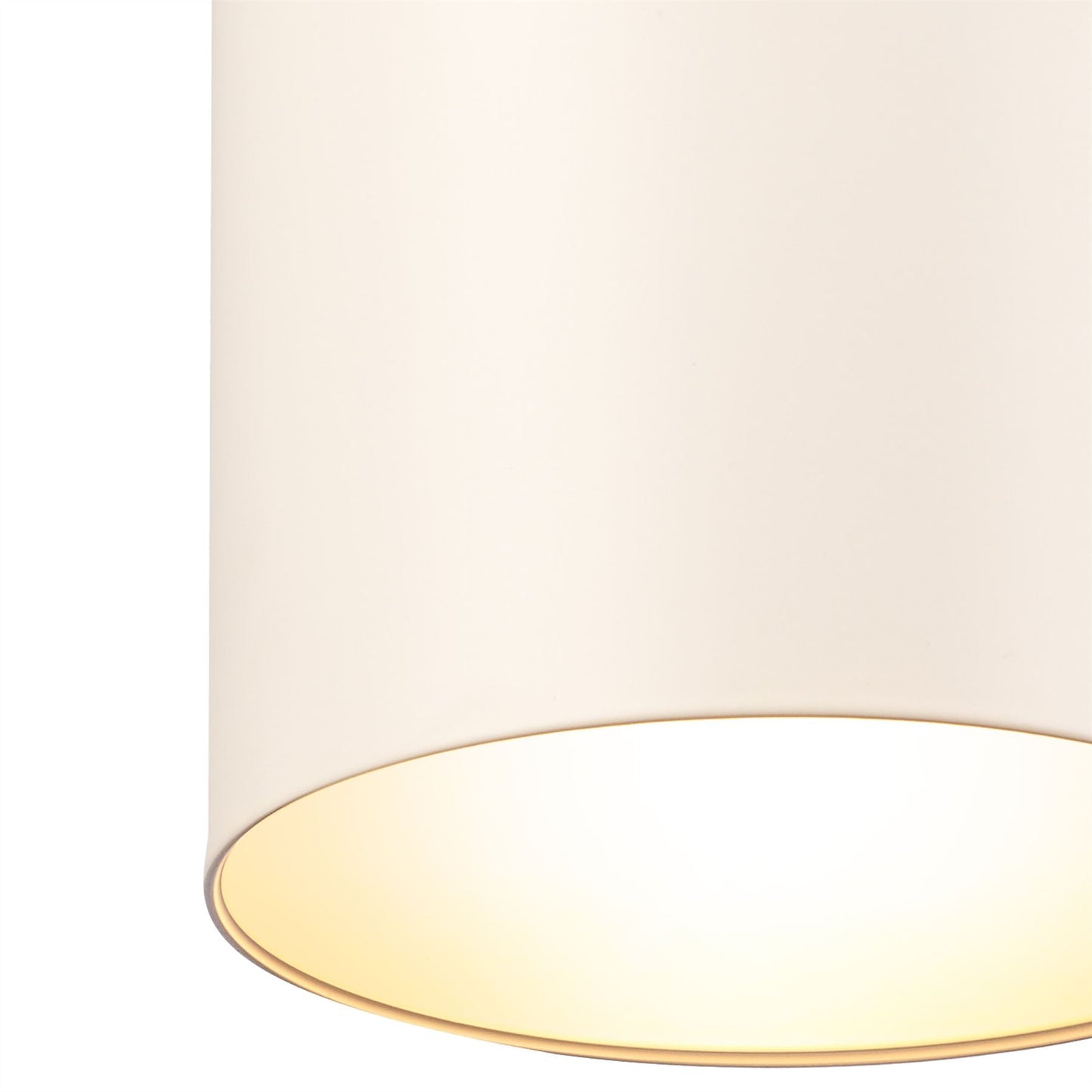 Mantra Fusion M5626 Aruba Flush Large 12cm Round 1 x E27, Matt White - M5626 Ceiling