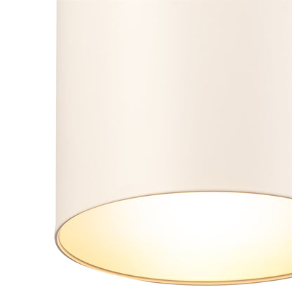 Mantra Fusion M5626 Aruba Flush Large 12cm Round 1 x E27, Matt White - M5626 Ceiling