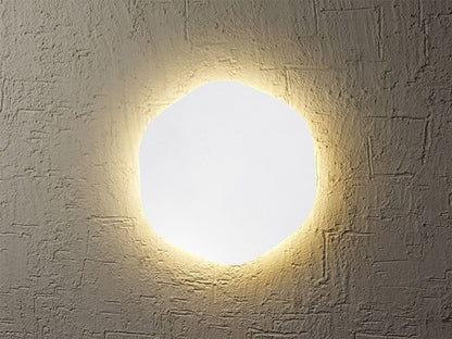 Mantra Fusion MC0106 Bora Bora Wall Light 19.2cm Hexagonal 12W LED 3000K, 1080lm, Matt White, 3yrs Warranty