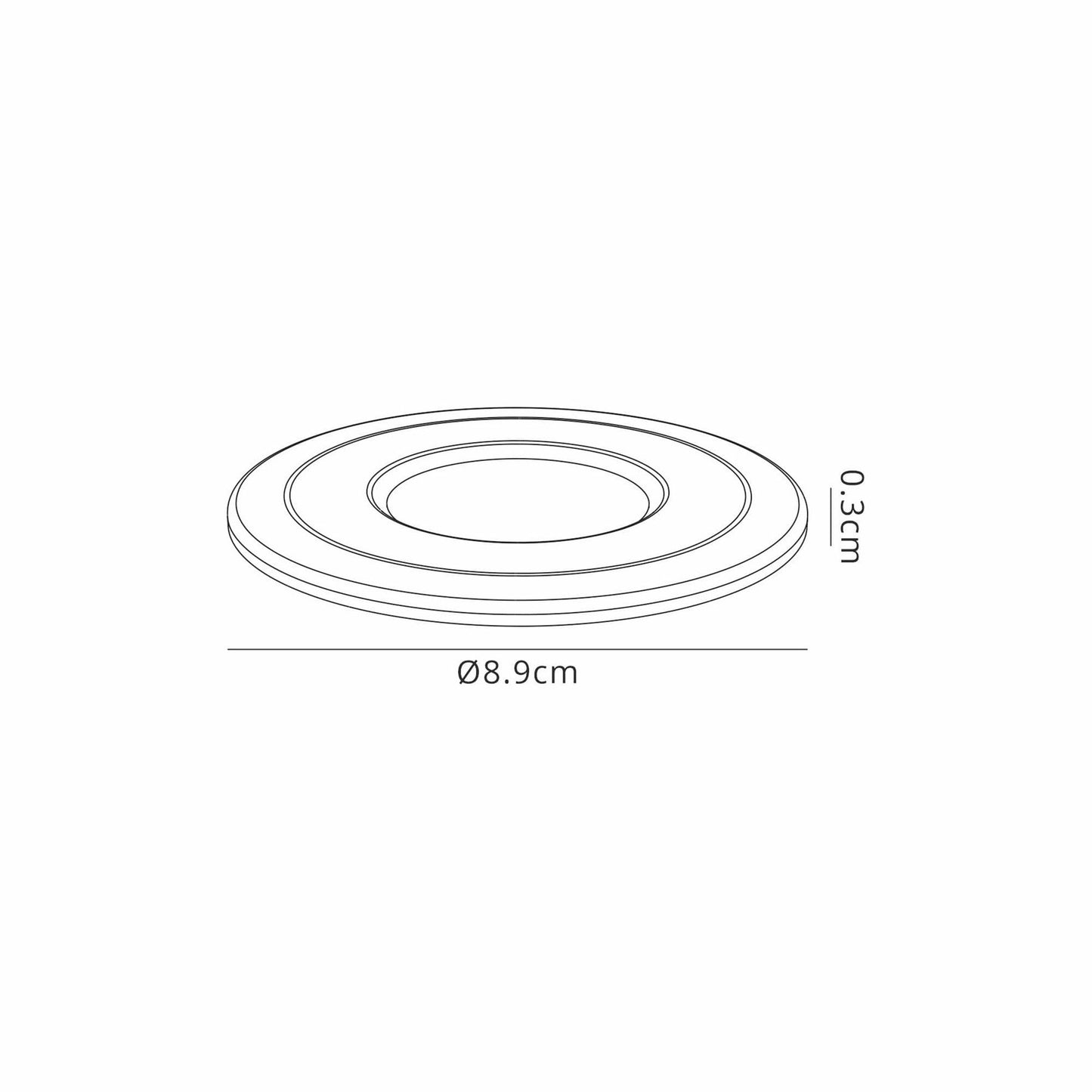 Trendi Switch Dimmable IP65 CCT LED Fire Rated Downlight in Bright Teal