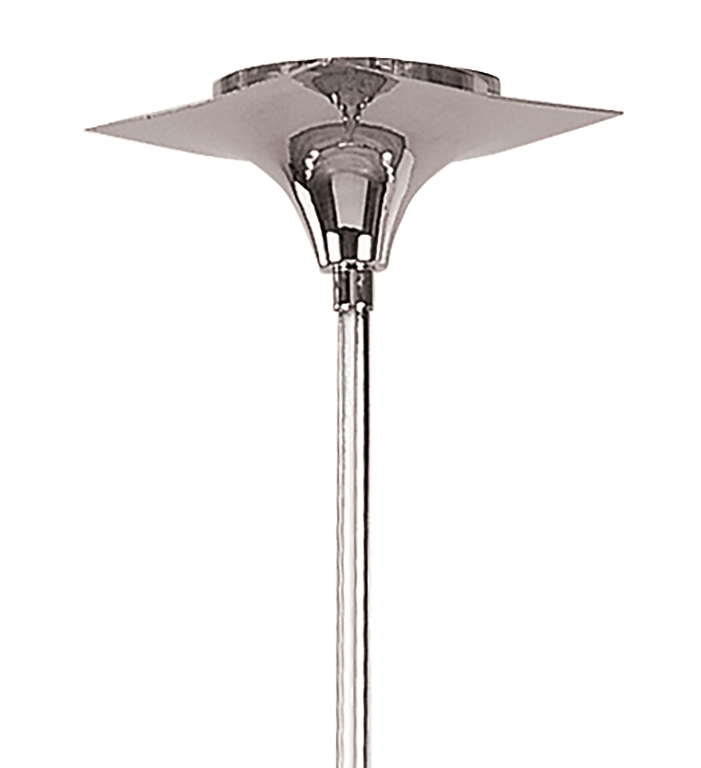 Mantra Holland Telescopic Linear Pendant Line 6 Light G9, Polished Chrome, Wenge