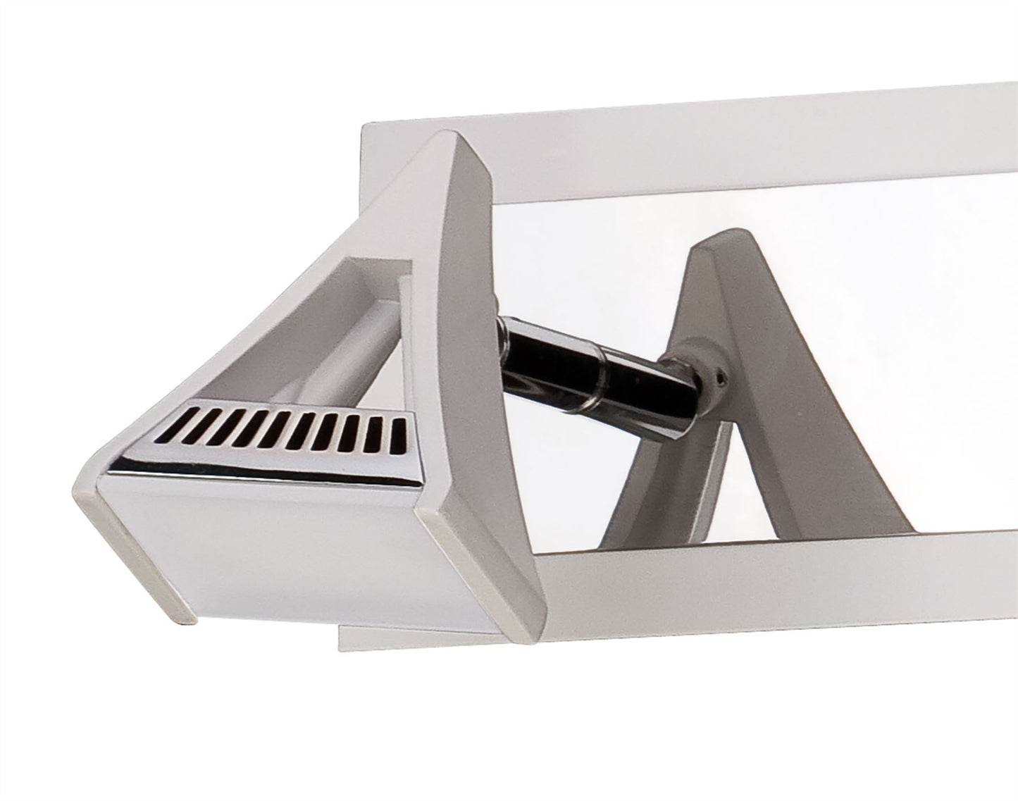 Mantra Fusion Filippo Linear Spot Light 4 Light LED 20W 3000K, 1750lm, Matt White/Polished Chrome, 3yrs Warranty