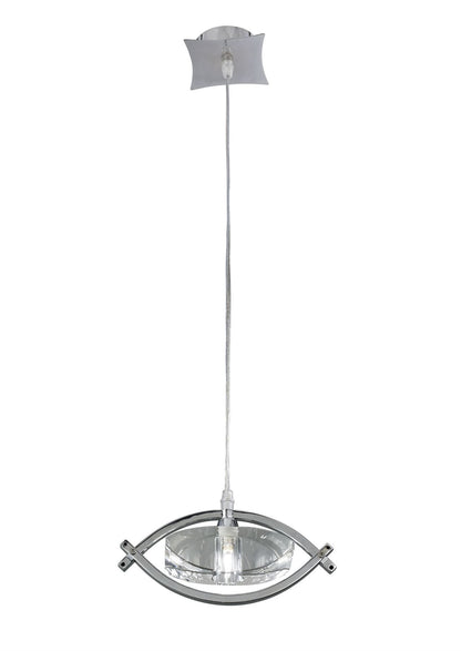 Mantra M0899 Kromo Pendant 1 Light G9, Polished Chrome