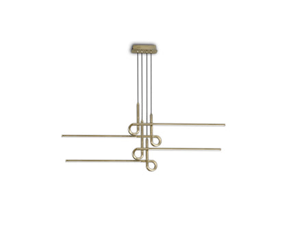 Mantra M6123 Cinto Pendant 42W LED, 3000K, 3360lm, Antique Brass, 3yrs Warranty