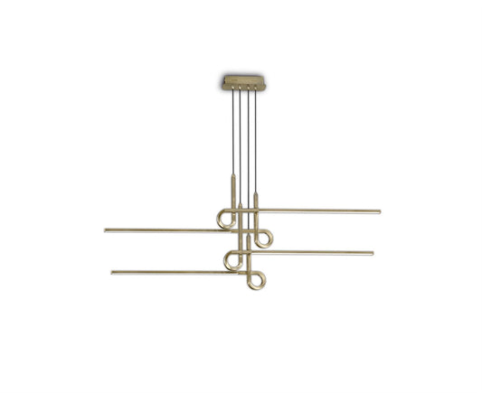 Mantra M6123 Cinto Pendant 42W LED, 3000K, 3360lm, Antique Brass, 3yrs Warranty