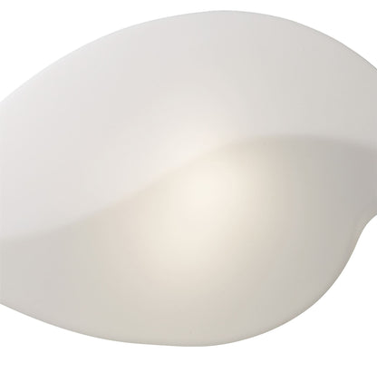 Mantra M3789 Natura Ceiling/Wall Outdoor Large 2 Light E27 IP44, Matt White/Opal White