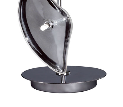 Mantra Otto Table Lamp 3 Light G4, Polished Chrome/Frosted Glass, NOT LED/CFL Compatible