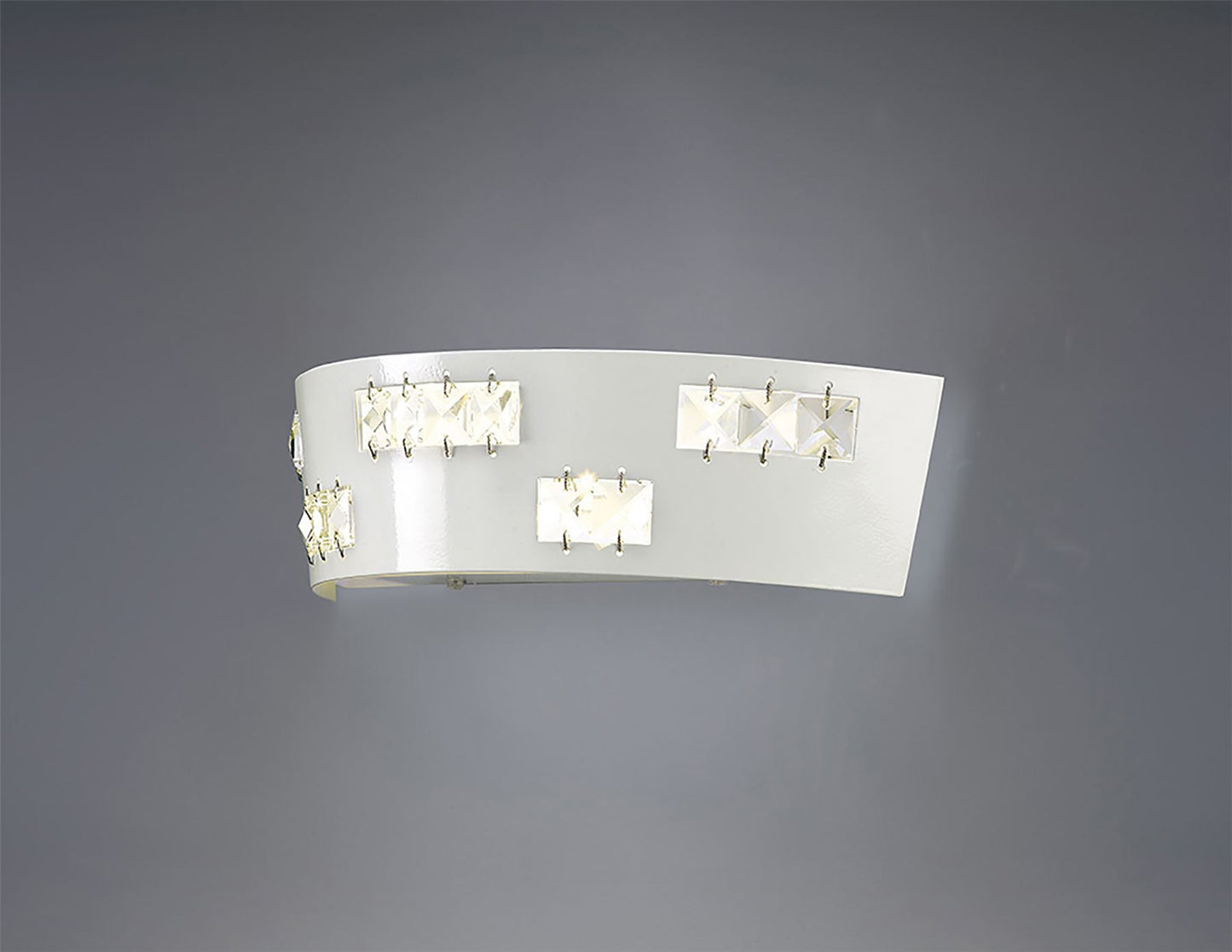 Diyas Phoenix Wall Light 6 X 0.5W LED 4000K White/Crystal