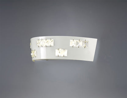 Diyas Phoenix Wall Light 6 X 0.5W LED 4000K White/Crystal