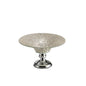 Diyas Home (DH) Trina Mosaic Platter Polished Chrome Mosaic