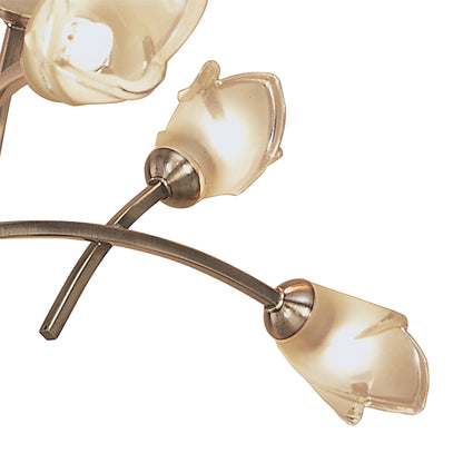 Mantra Pietra 70cm Pendant 3 Arm 6 Light G9, Antique Brass