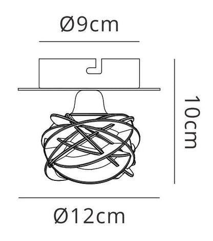 Mantra M4075 Maremagnum Ceiling 1 Light G9, Antique Brass