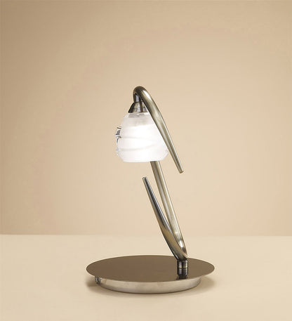 Mantra M1827 Loop Table Lamp 1 Light G9 ECO, Antique Brass