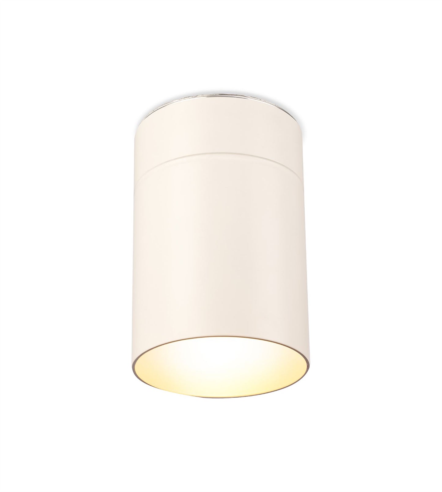 Mantra Fusion M5627 Aruba Flush Small 9.5cm Round 1 x E27, Matt White - M5627 Ceiling
