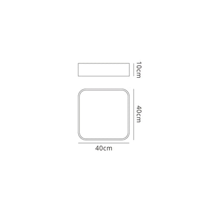 Mantra Fusion M6152 Cumbuco Ceiling 40cm Square, 35W LED, 3000K, 2350lm, White, 3yrs Warranty - M6152 Ceiling