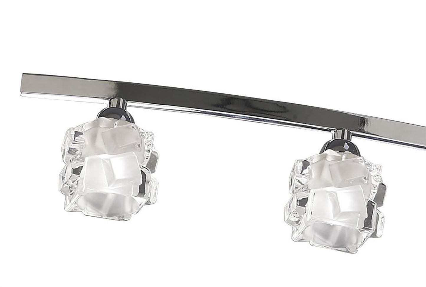 Mantra M1840 Ice Rectangular Telescopic 8 Light G9 ECO, Polished Chrome