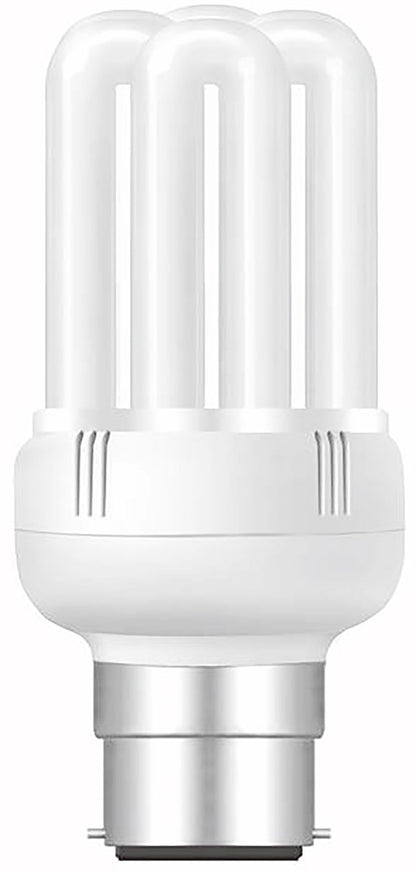 Luxram Super Mini 6U Supermini 6U B22 6400K 20W Compact Fluorescent Compact