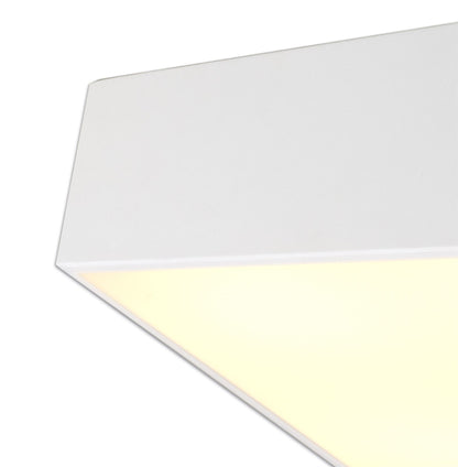 Mantra M6160 Mini Ceiling 60cm Square, 8 x E27 (Max 20W), White - M6160 Ceiling