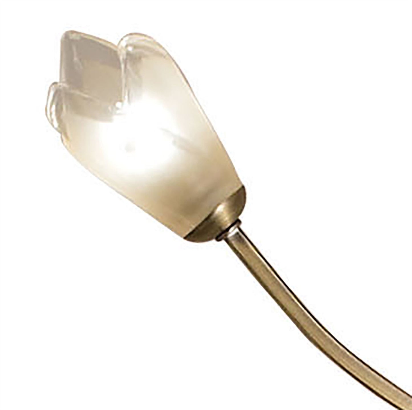 Mantra Pietra Floor Lamp 4 Light G9, Antique Brass, NOT LED/CFL Compatible