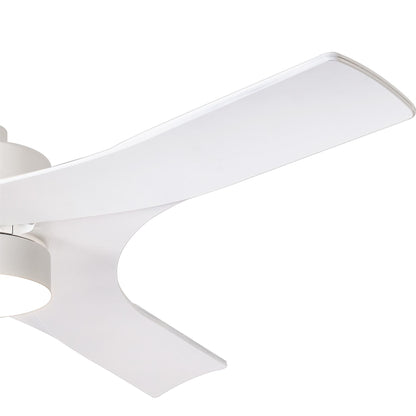 Thai 122cm 30W LED Dimmable Ceiling Light With Built-In 35W DC Fan, 2700-5000K Remote & APP Control, 2400lm, White, 5yrs Warranty