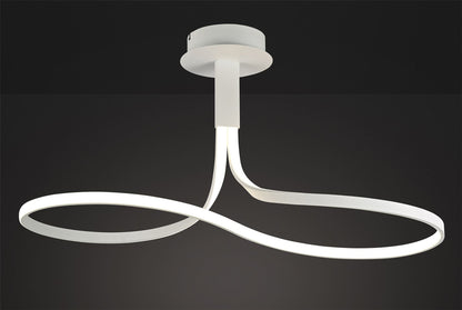 Mantra M6000 Nur Blanco Rectangular Semi Ceiling 40W LED 3000K, 3200lm, Dimmable White/Frosted Acrylic, 3yrs Warranty - M6000 Ceiling