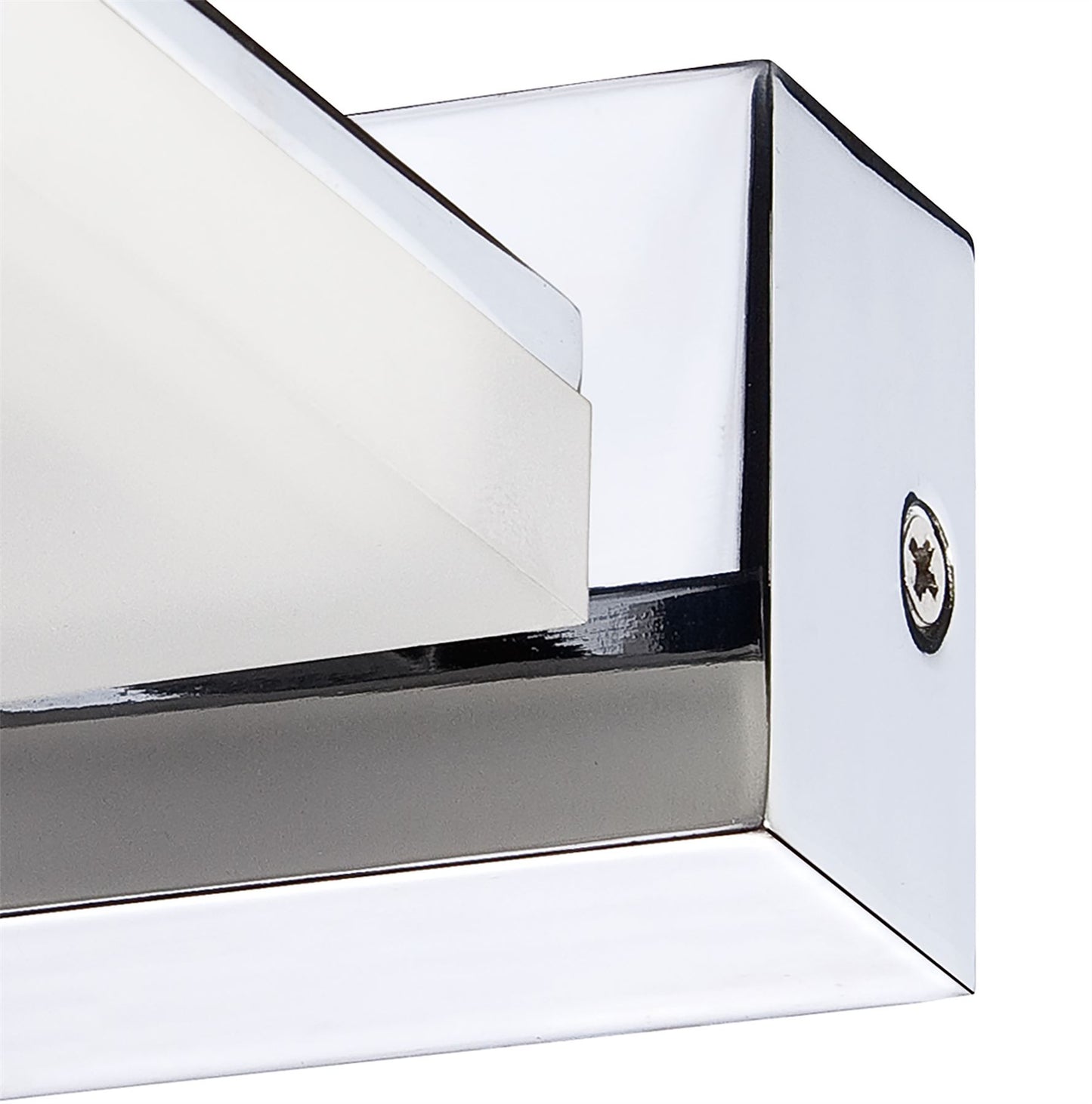 Mantra Fusion Marc Wall Light 1 Light 5W LED 3000K IP44, 450lm, Polished Chrome/Frosted Acrylic, 3yrs Warranty