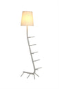 Mantra Centipede Floor Lamp with Shade, 1 x E27, White