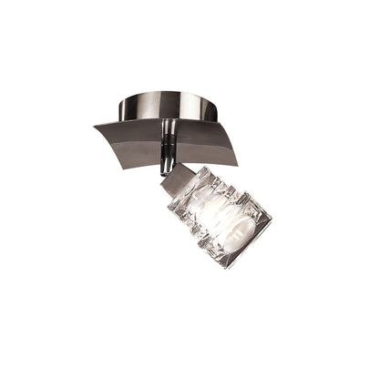 Mantra Keops Spot 1 Light G9 with Adjustable Head, Satin Nickel