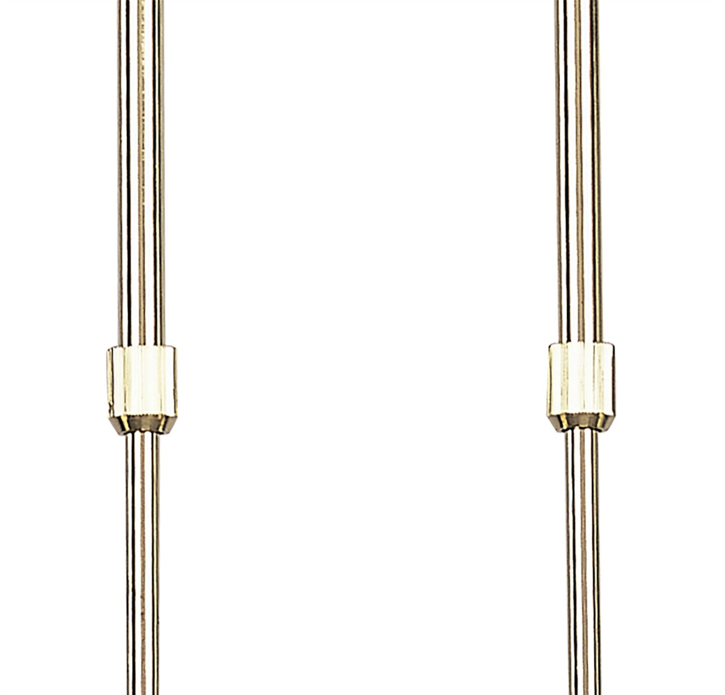 Mantra Dali Telescopic Linear Pendant Line 4 Light G9, Polished Brass